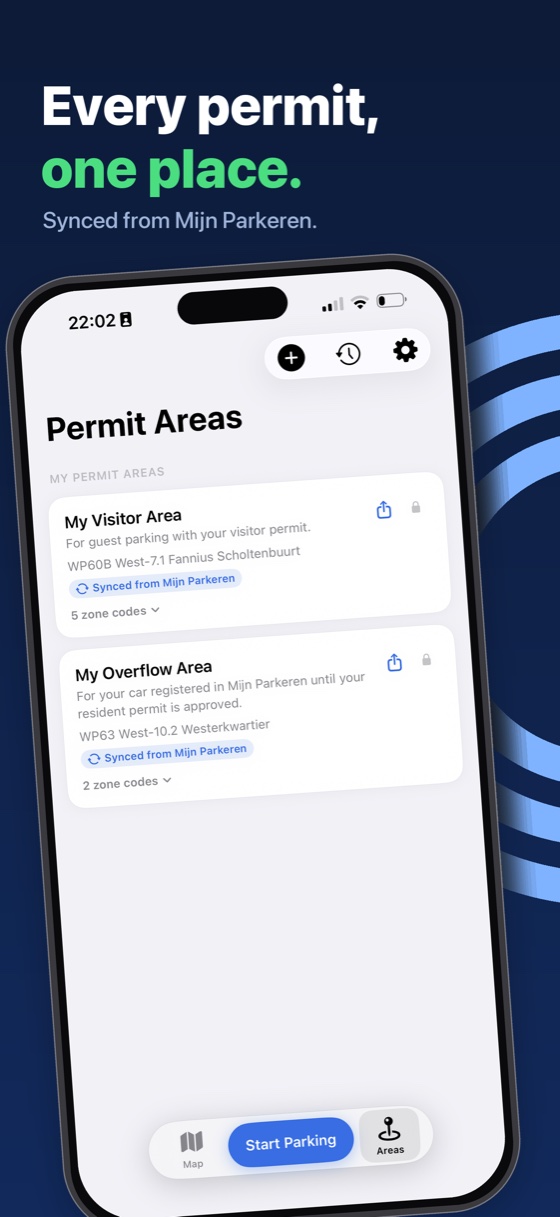 Permit areas synced from Mijn Parkeren